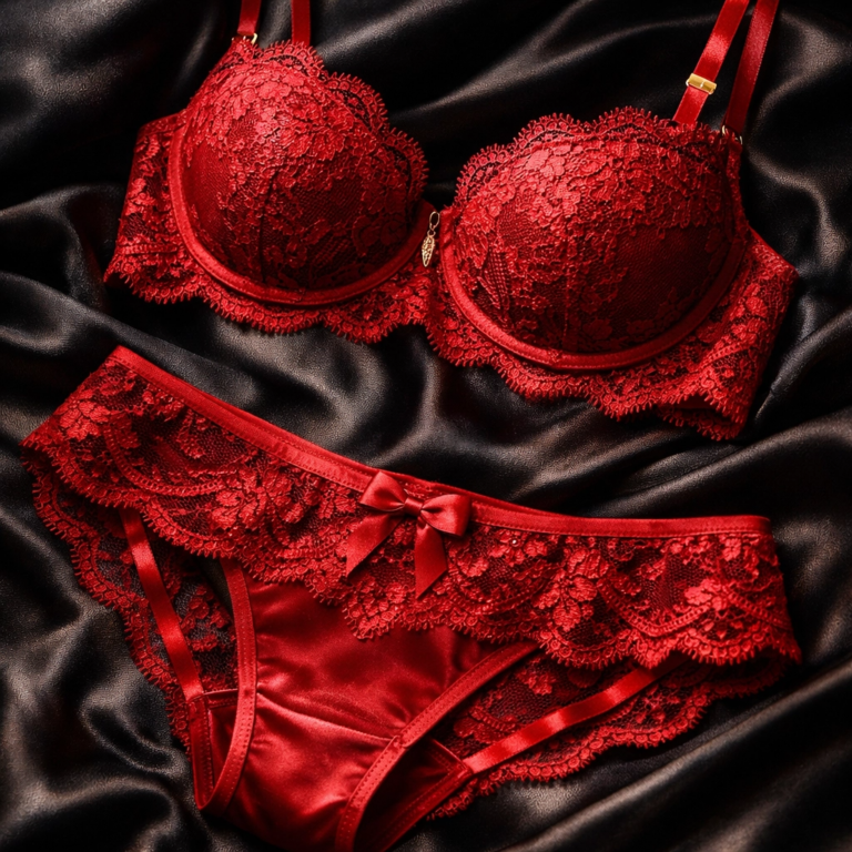Pasión y Seducción: Lencería Roja