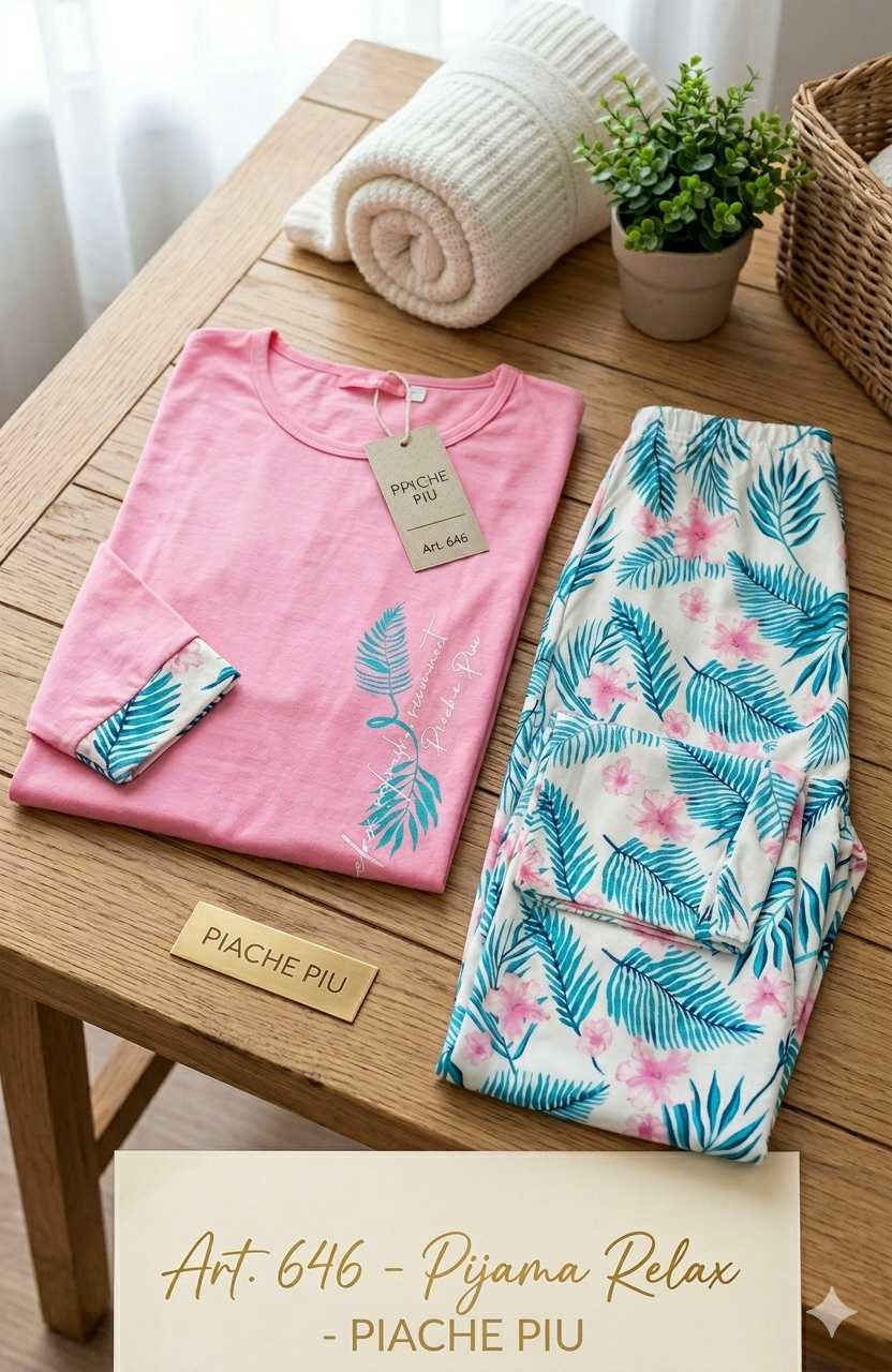 Pijama Piache Piu Art. 646 - Colección Relax